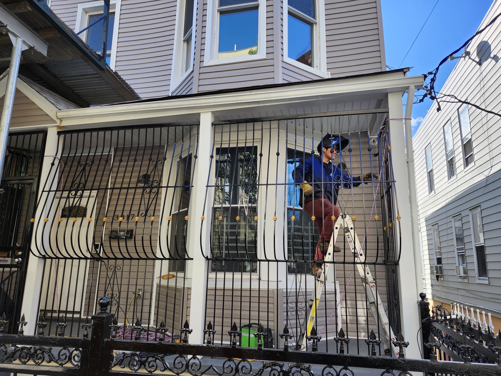 Silva Iron Works custom fence