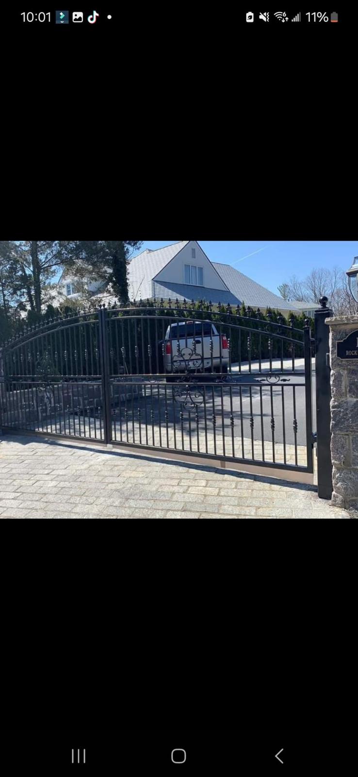 Silva Iron Works custom fence