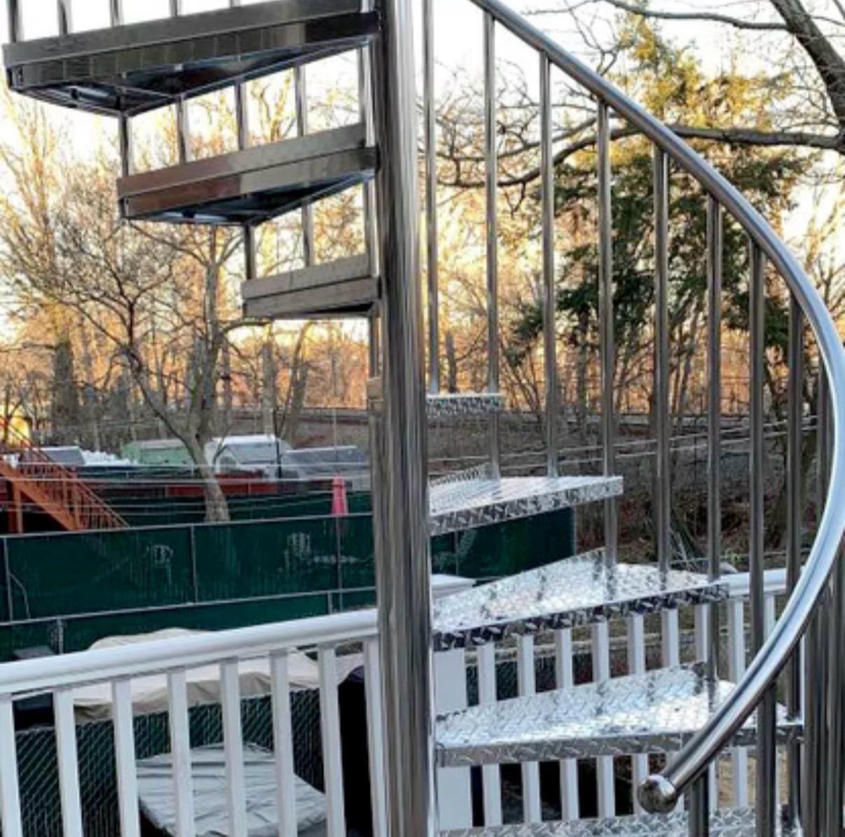 Silva Iron Works fire escape