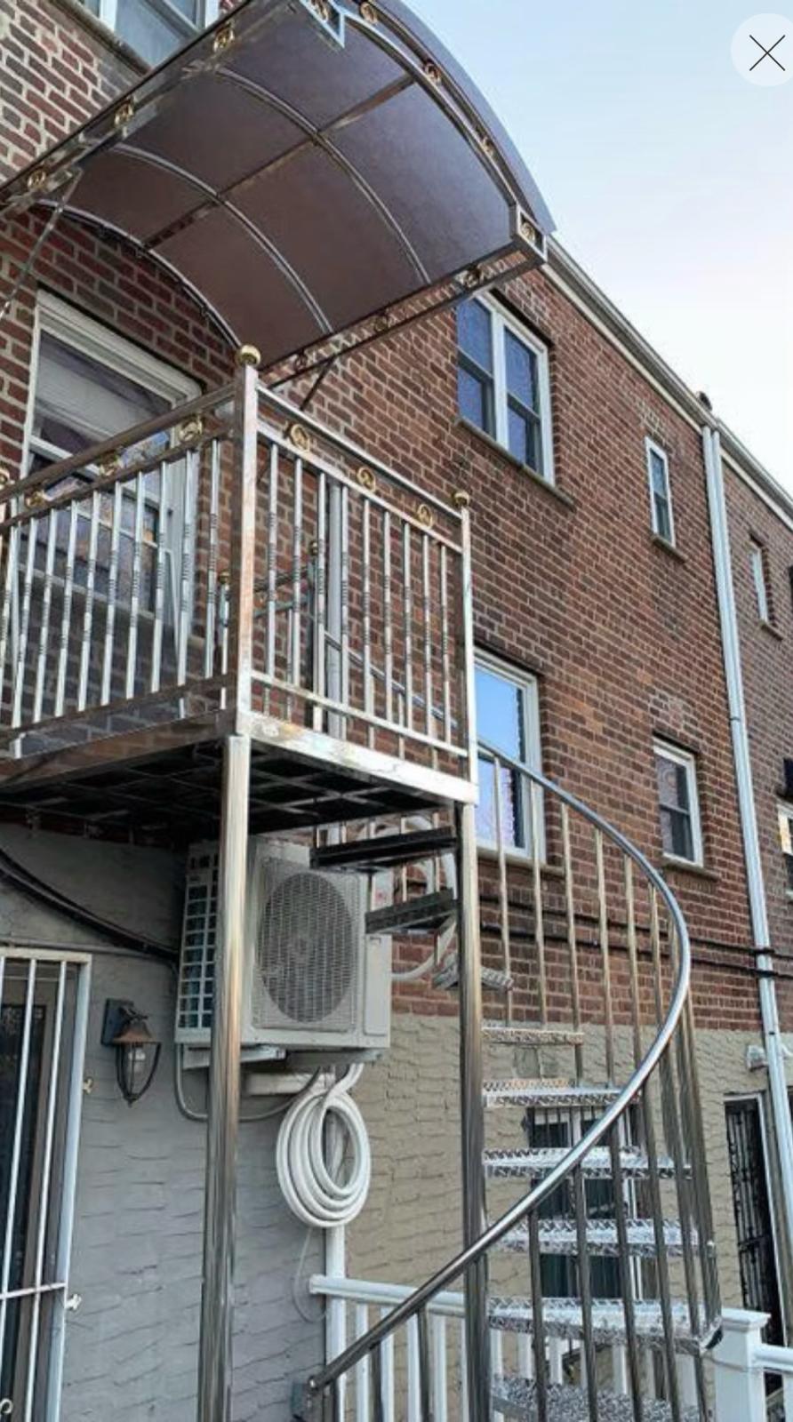 Silva Iron Works fire escape